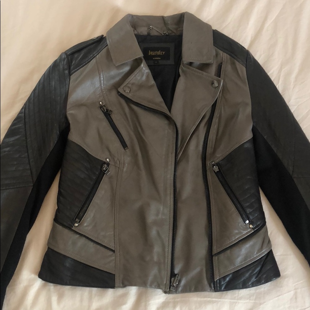 Soft Multi Colored Leather Jacket - image 2
